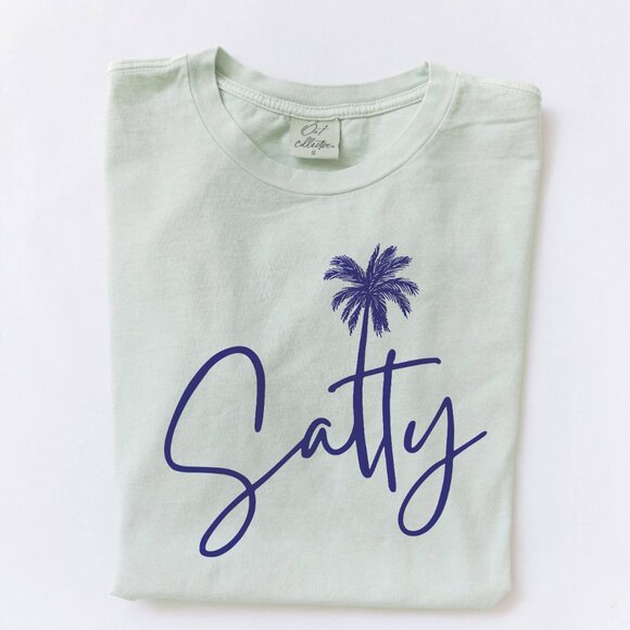 NWT OAT COLLECTIVE Salty Mineral Sage T-Shirt Plus Size 2X - Picture 1 of 2